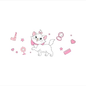 Katten png, katten png, katten clipart, Marie png, kattenliefhebber png, bloemen png, kattenshirt png, familievakantie png, alleen png, digitaal bestand