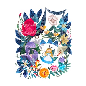 Retro Alice in Wonderland Png, Alice in Wonderland Digital Sublimation Png File, Clipart, Shirt Sublimation Png, Alice Png, Only Png
