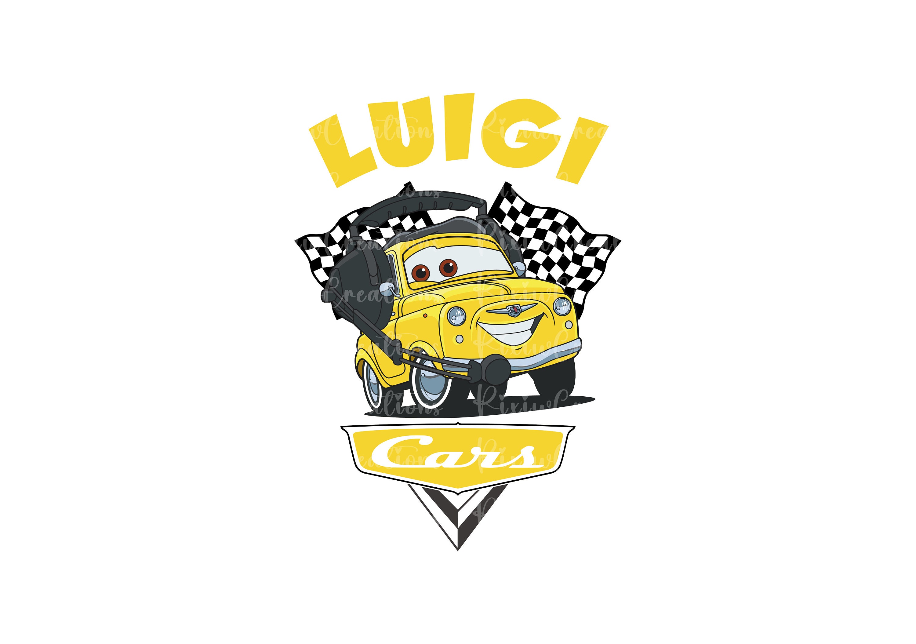 Cars Png Svg, Luigi Png, Svg for Cricut, Luigi Svg, Png Cars