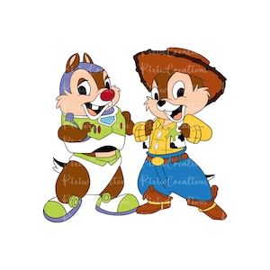 Double Trouble Png, Toy Story Png, Buzz Lightyear Svg, Woody Png, Family Vacation Png, Chip n Dale Toy Story Png, Family Matching Png