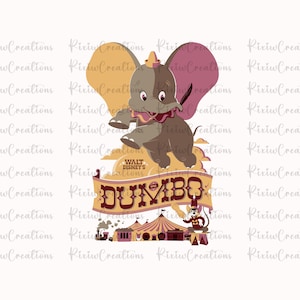 Dumbo SVG, Dumbo PNG, Dumbo Shirt Design, Dumbo Sublimation,  Dumbo Birthday Svg, Digital File, Instant Download, Dumbo Trip Design