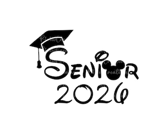 Senior 2026 Svg, Graduation Senior 2026 Png, Graduation Trip 2026 Svg, Svg and Png Files For Cricut Sublimation, Digital File