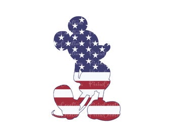 Happy Memorial Day muis oor Svg, muis 4 juli png, Amerikaanse vlag png Svg, Svg voor Cricut Cut, Independence Day Svg, 4 juli png