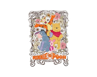 Retro Winnie The Pooh Png, Winnie The Pooh Png, Winnie The Pooh Sublimation,Family Vacation Png, Family Trip Png, Vacay Mode Png, Only Png