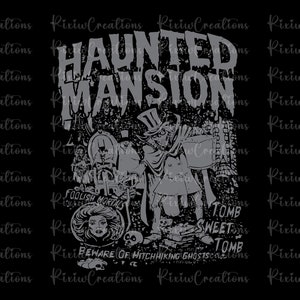 Haunted Mansion Shirt, Haunted Mansion Png, Haunted Mansion Sublimationsdesign, Instant Download