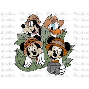Mickey Safari PNG, Mickey Safari SVG, Mickey Safari Clipart, Animal Kingdom Png, Animal Kingdom Svg, Magical Kingdom Svg, Family Trip Svg