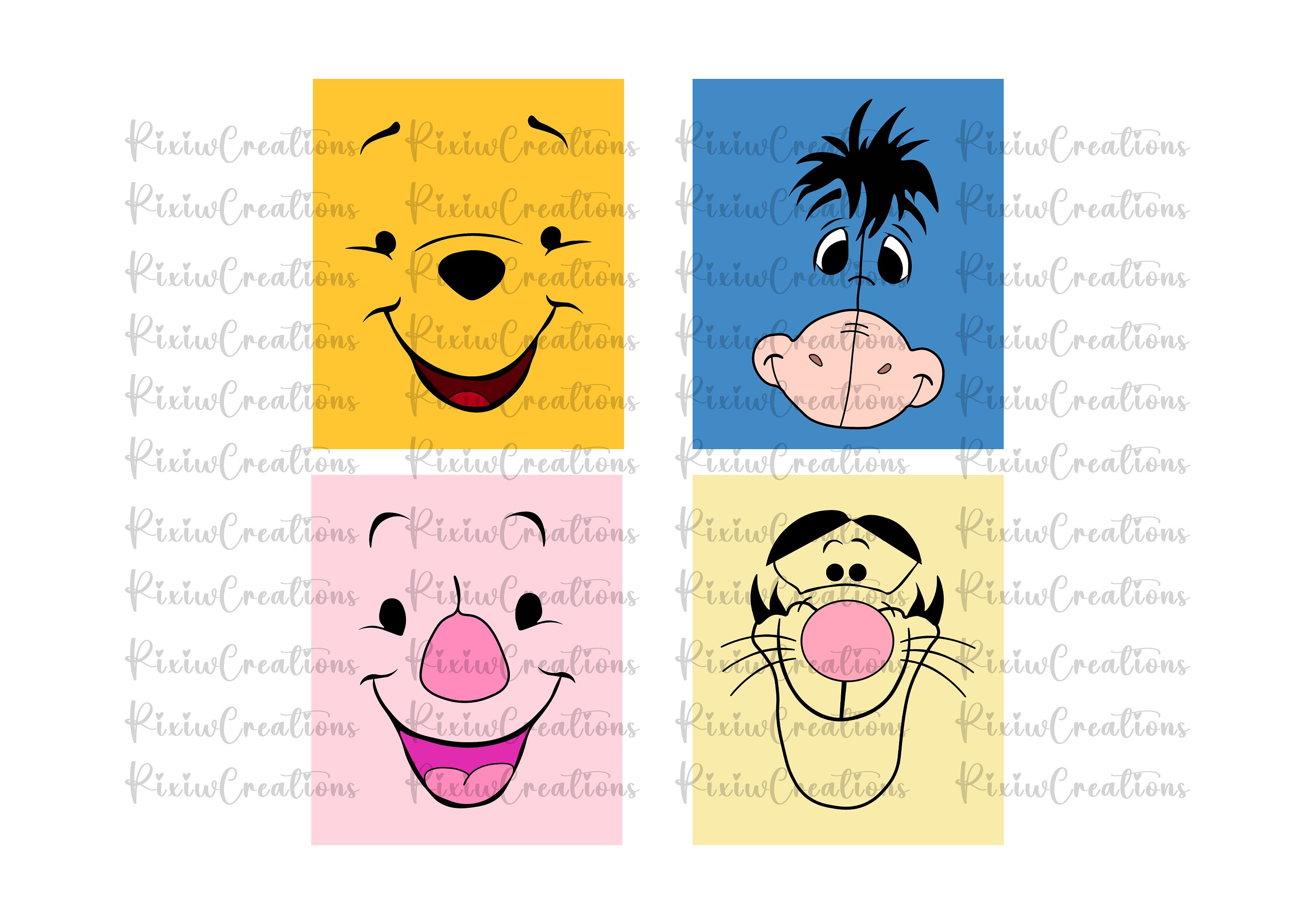 Pooh & Friends Faces