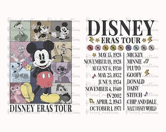 Ratón y amigos Svg, The Eras Tour Ratón y amigos PNG, Ratón y amigos Comfort Color Png, The Eras Tour Svg, Vacaciones familiares Svg