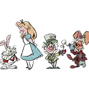 Retro Alice in Wonderland Png, Alice in Wonderland Digital Sublimation Png File, Clipart, Shirt Sublimation Png, Alice Png, Only Png