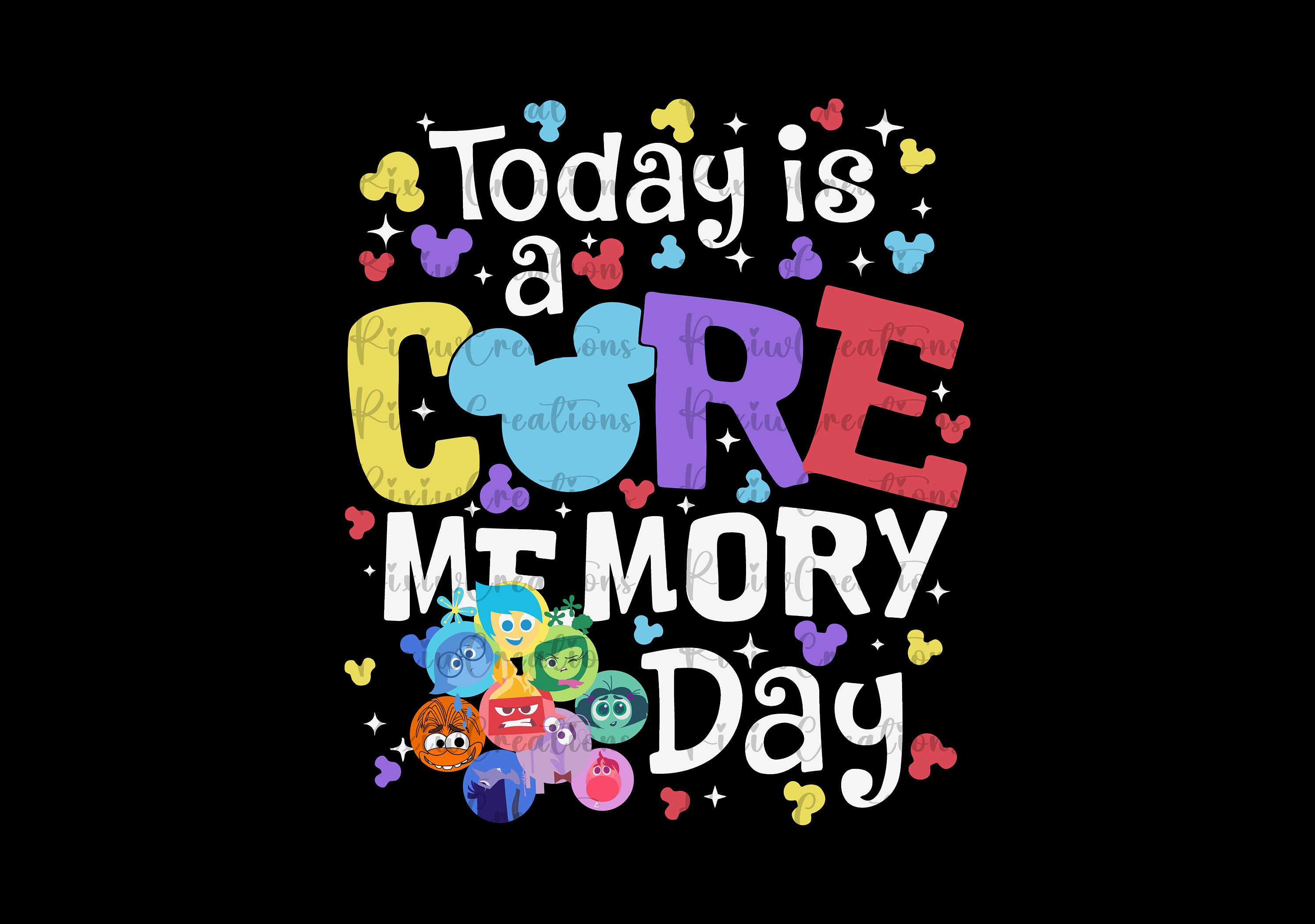Today is a Core Memory Day Png Svg, Inside Out 2 Png, All the Feels Png ...