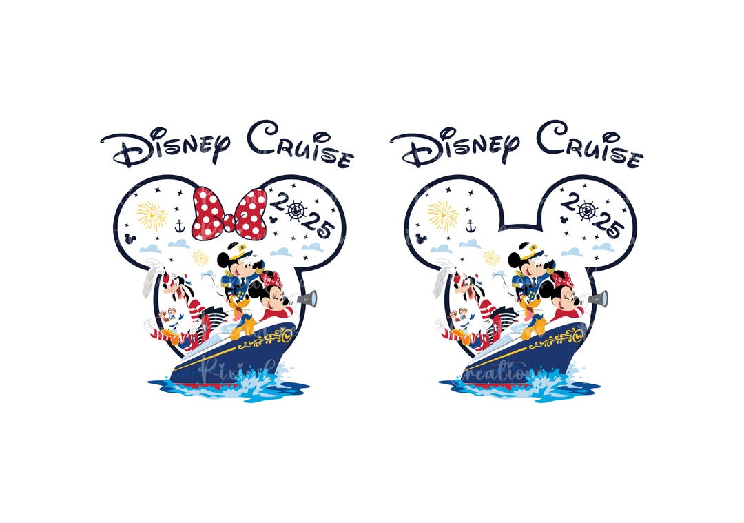 Cruise 2025 Png, Cruise Trip 2025 Png, Family Vacation 2025 Png, Cruise Ship Png, Mouse Png