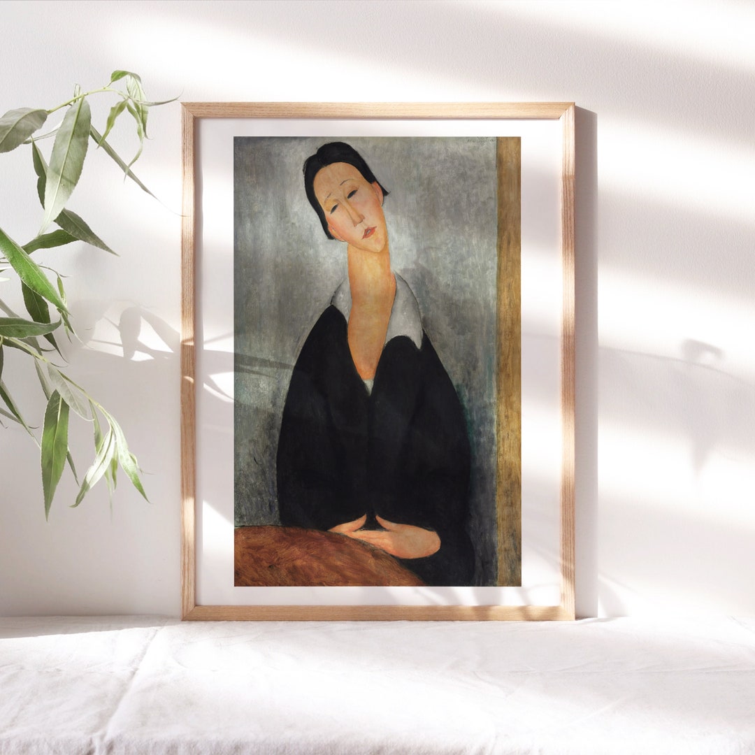 Modigliani Reproductions Amedeo Modigliani, Portrait of a Polish Woman, 1919, Living Room Wall ...