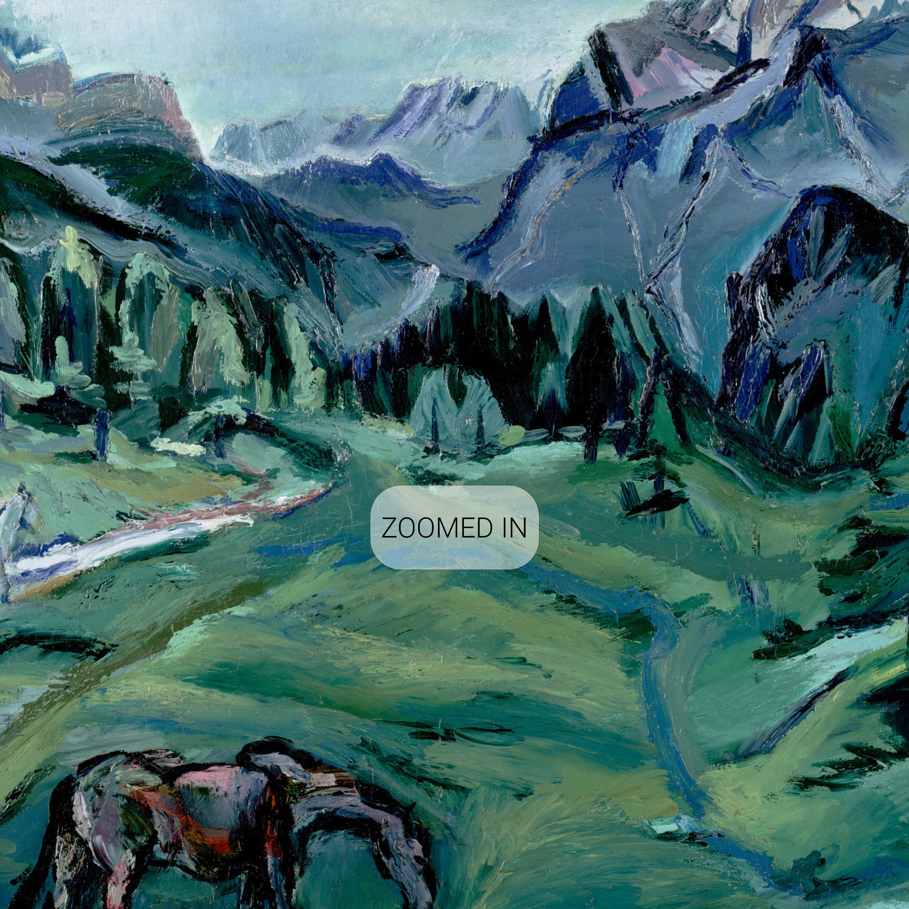 Oskar Kokoschka、Flowers、希少な額装用画集より、新品額装付 Oskar Kokoschka | Flower Garden (1907) | Available for Sale | Artsy