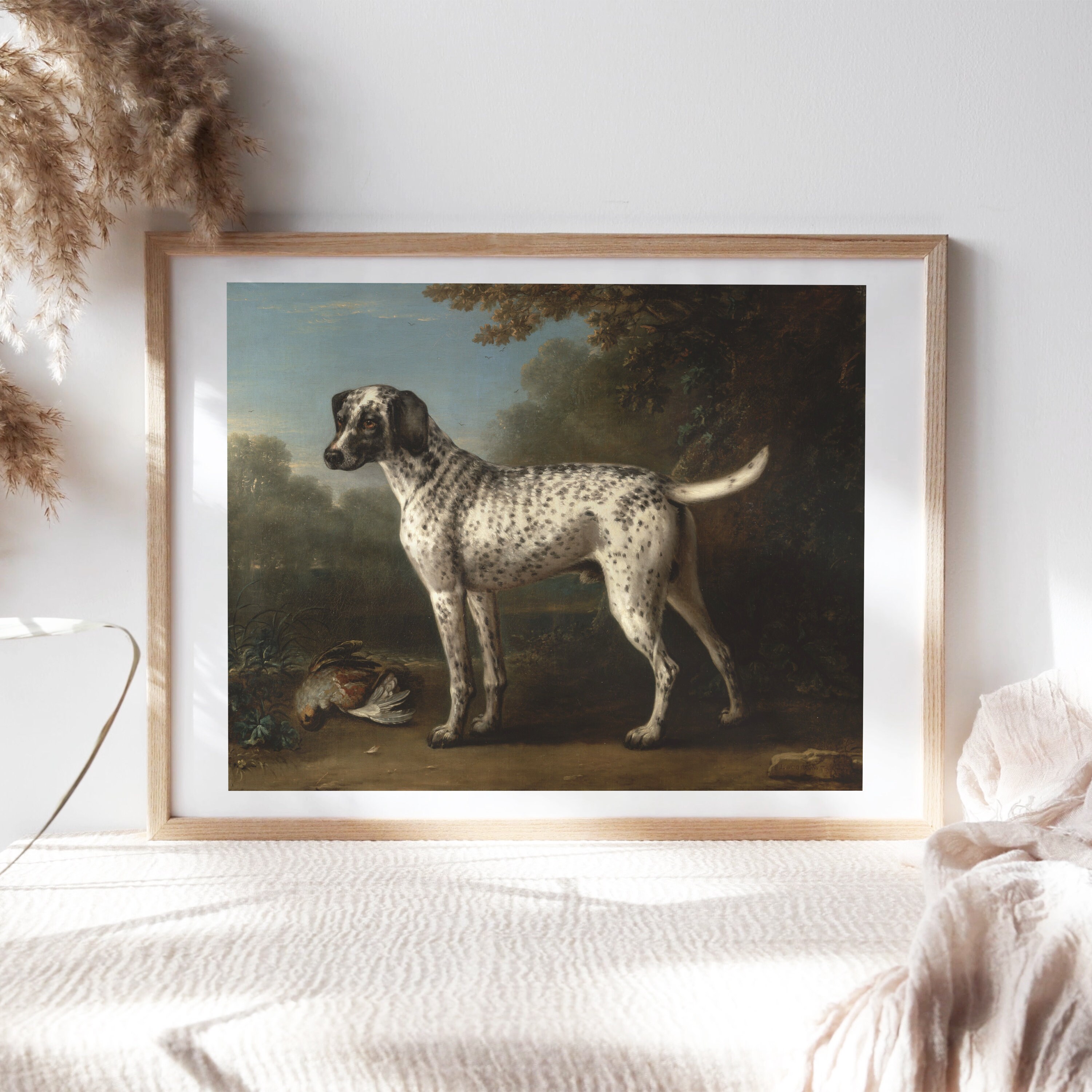 John Wootton, A Grey Spotted Hound 1738 Wall Décor, Artwork