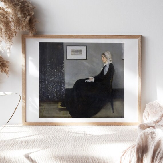 James Abbott Mcneill Whistler, Whistlers Mother, 1871, Art
