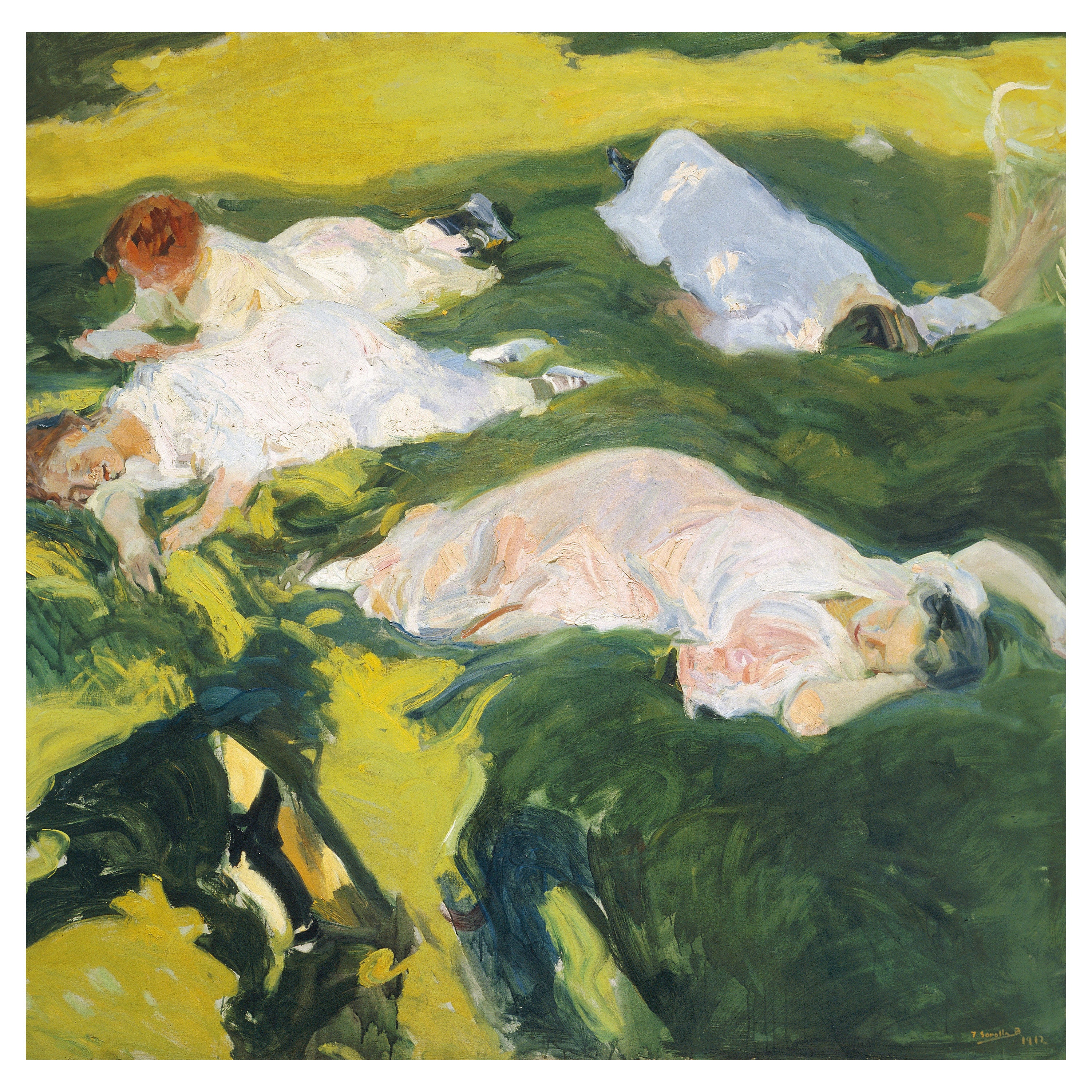 Joaquín Sorolla Bastida, the Nap, 1911, Fine Art Poster, Moody Wall ...