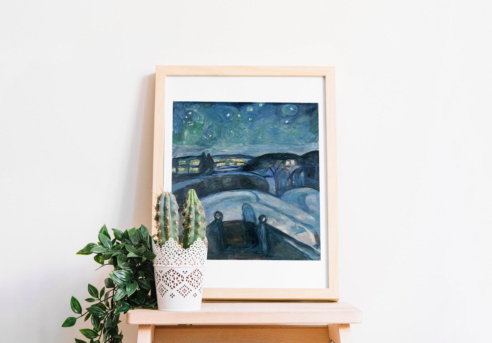 Leinwanddruck 'The Scream' Von Edvard Munch – Gerahmt, 60 X 86 Cm, Wandkunst Für Wohnzimmer & Büro