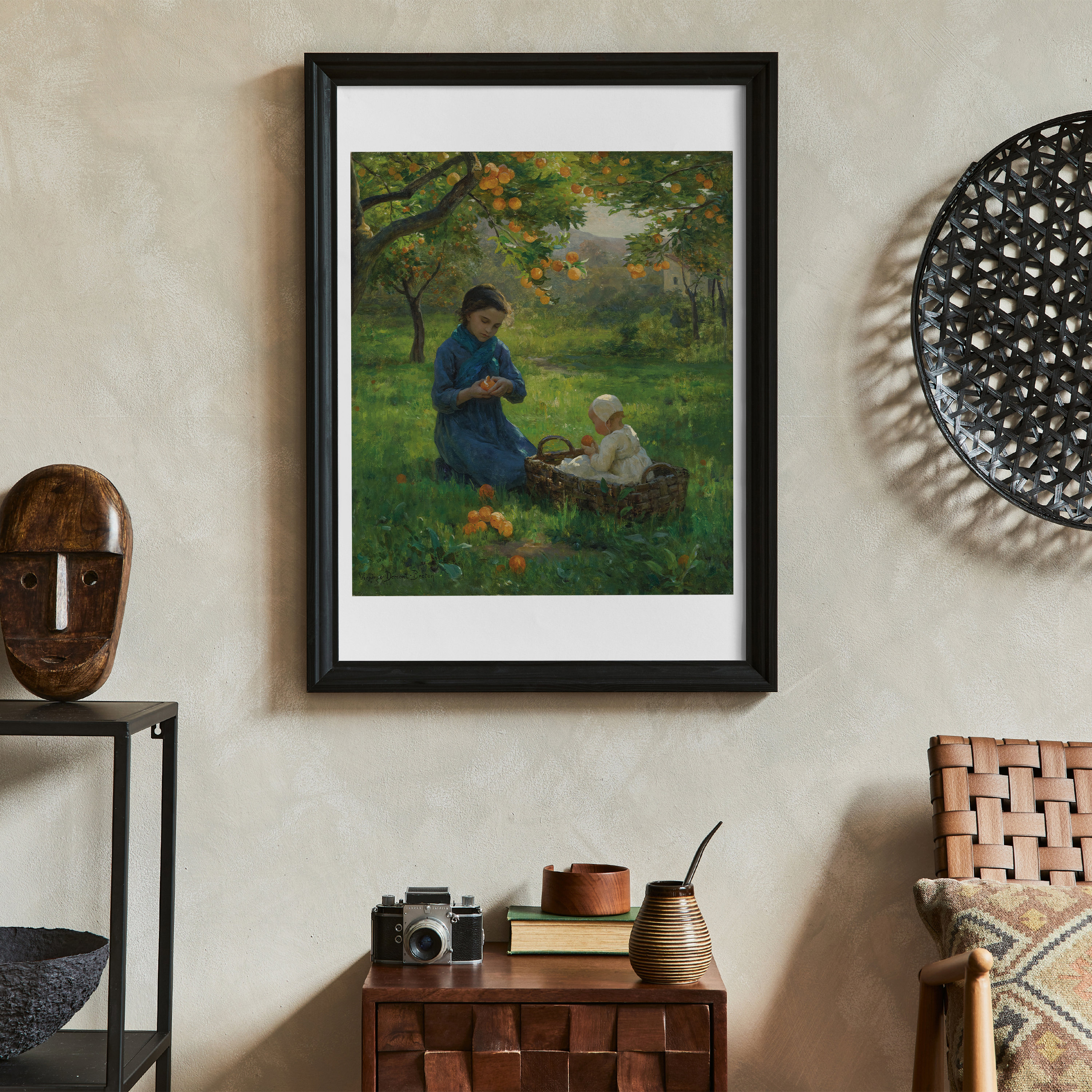 Virginie Demontbreton, Under the Orange Tree, 1900, Nursery Wall Décor