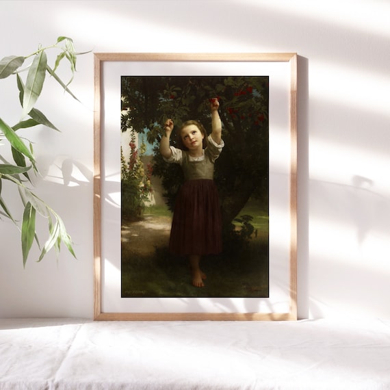 ウィリアム・アドルフ・ブグロー、さくらんぼ狩り、1871年、フランス人