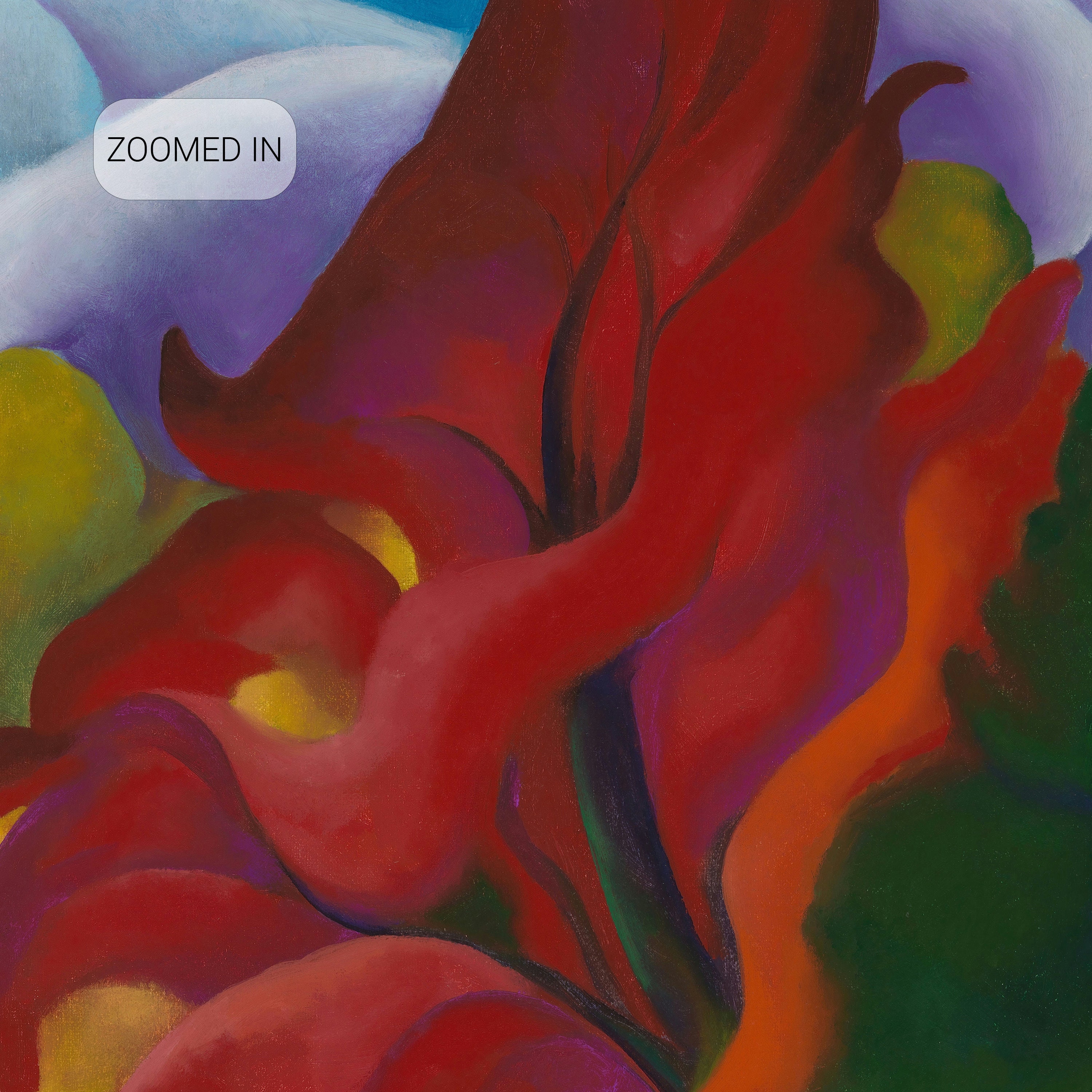 Georgia O'keeffe, Trees in Autumn, 1920, Fine Art Poster, Moody Wall ...