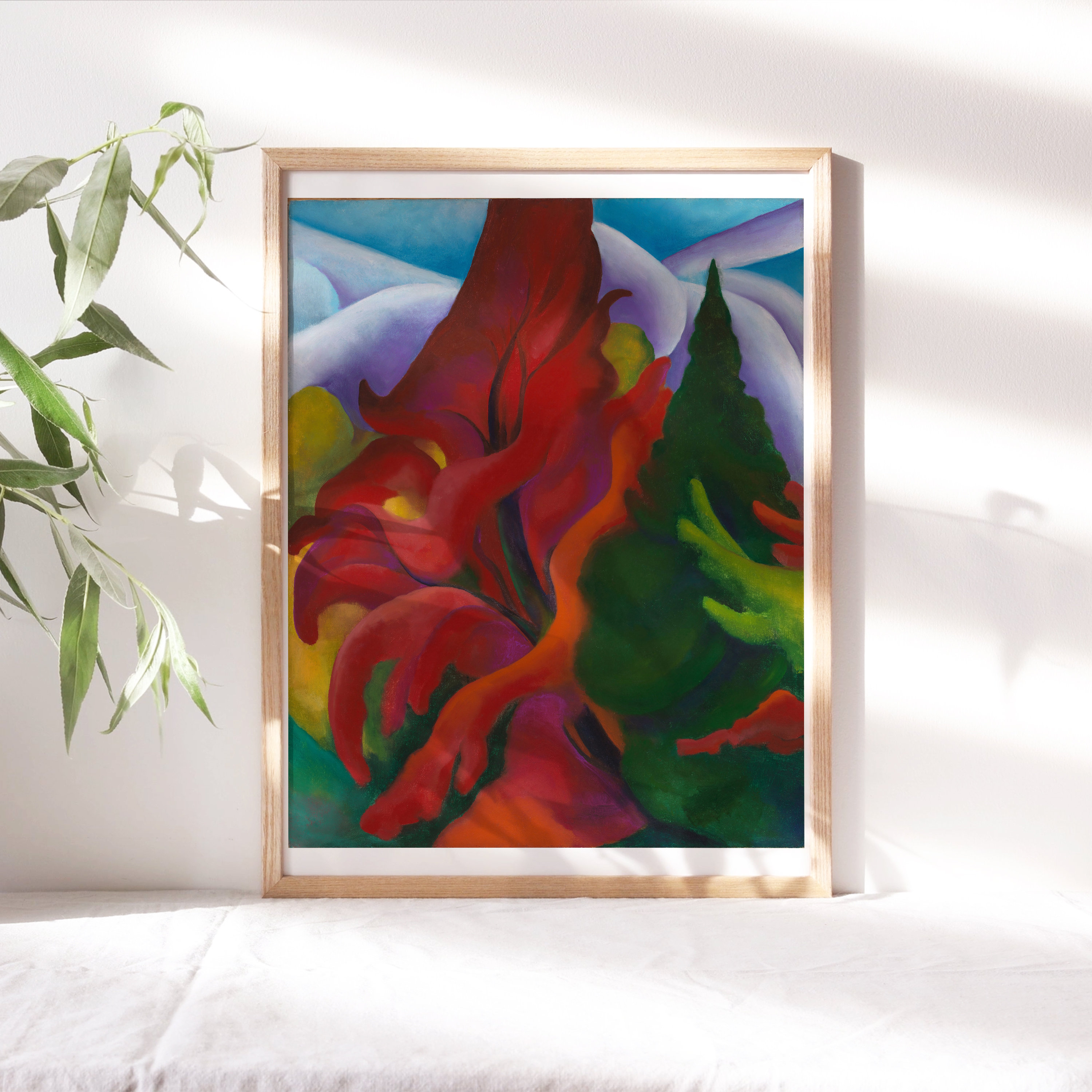 Georgia O'keeffe, Trees in Autumn, 1920, Fine Art Poster, Moody Wall ...