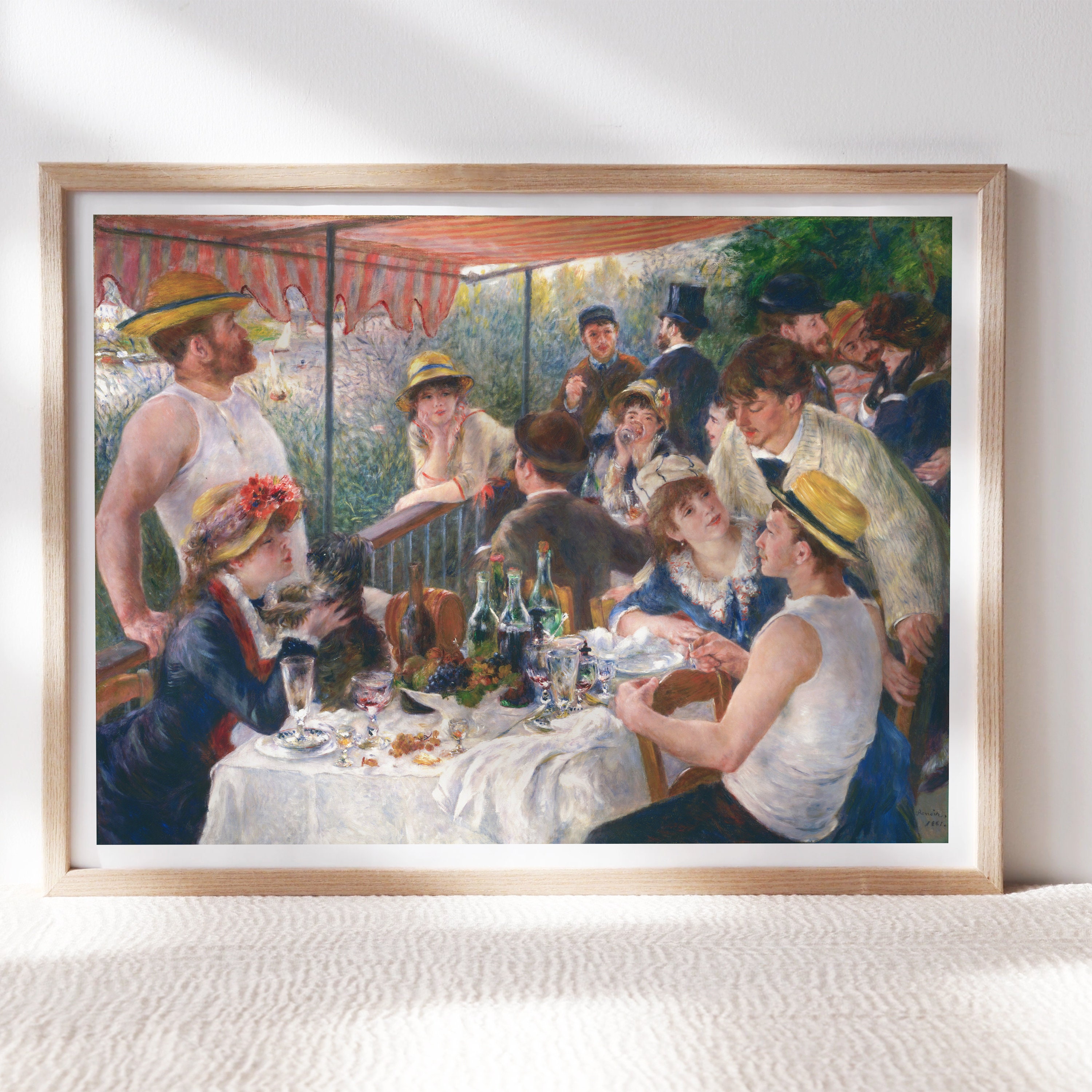 Pierre-auguste Renoir Luncheon of the Boating Party 1881 - Etsy