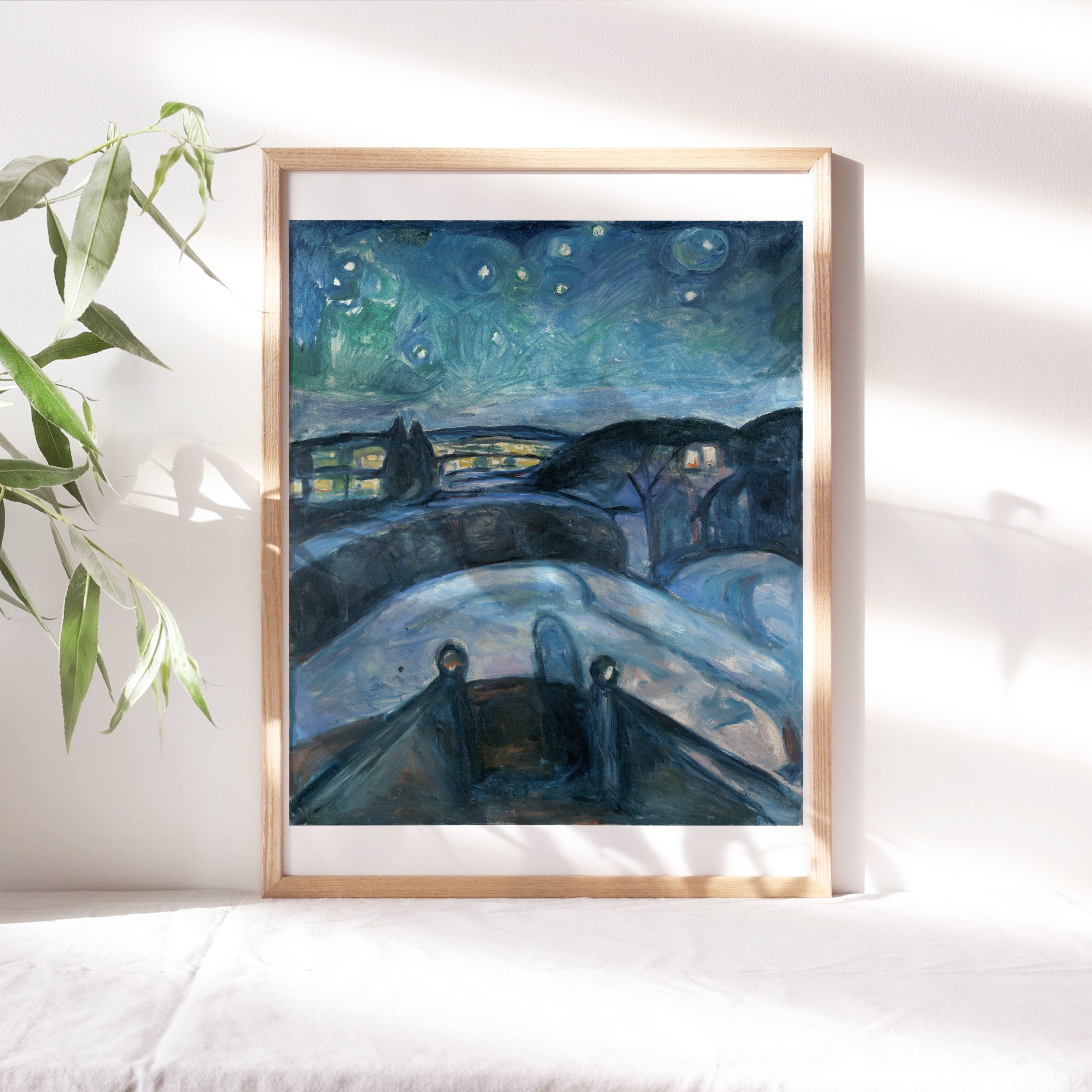 Leinwanddruck 'The Scream' Von Edvard Munch – Gerahmt, 60 X 86 Cm, Wandkunst Für Wohnzimmer & Büro