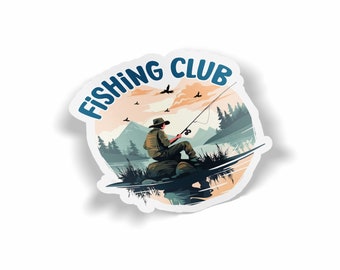 Fishing Club Sticker