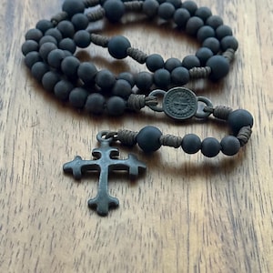 Ancient-Style Wood Rosary, SMALL, Not Wearable as a Necklace, Pocket Size