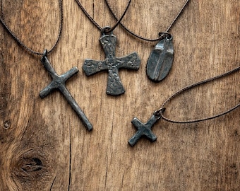 Faith Necklace, Minimalist Cross Necklace