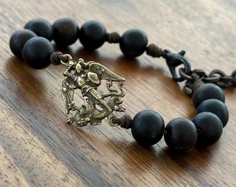 Bracciale rosario di San Michele, braccialetto Victory Ironwood