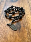 Sandalwood St. Michael Chaplet: Protection Rosary with Prayer Card; Small .