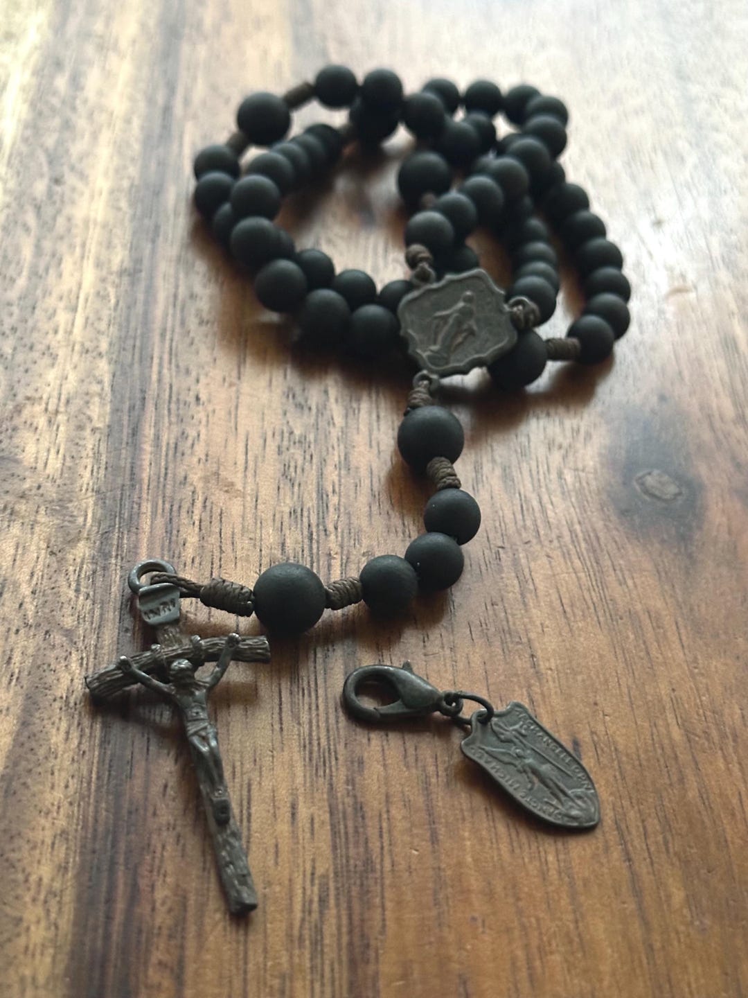 thumbnail image 2 of STELLA MARIS One Decade Pocket Rosary Tenner Catholic Rosary Breads 2 of 13