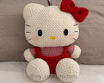PDF / Eng-Spa Patrón de crochet Cute Kitty Plush / Cute Kitty PDF / Tutorial Amigurumi / patrón