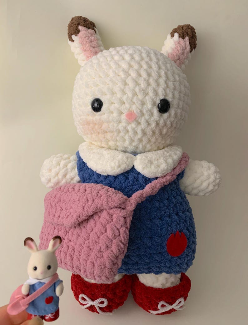 Sylvanian Family Bunny Nursery Calico Critters Friend Amigurumi Crochet Plush
