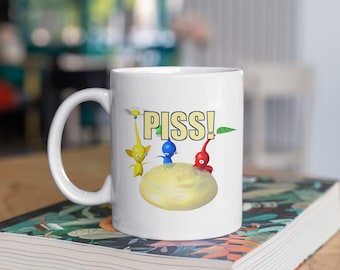 Taza Pikmin PISS de 20 oz