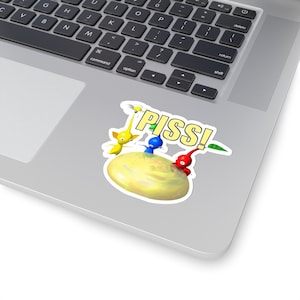 Pikmin PISS Sticker