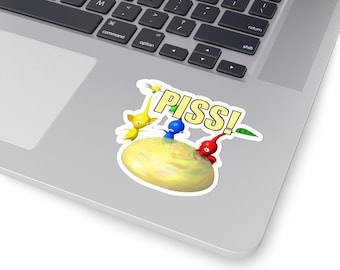 Pikmin PISS Sticker