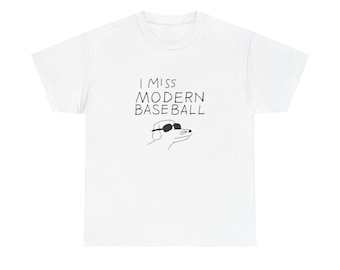 Camiseta moderna de banda de béisbol