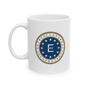 Fallout enclave keramische mok, (11 oz, 15 oz)