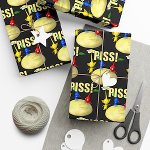 Pikmin PISS Gift Wrap
