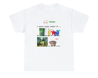 Camiseta con meme de Pikmin