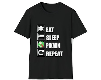 Eat Sleep Pikmin Softstyle T-Shirt