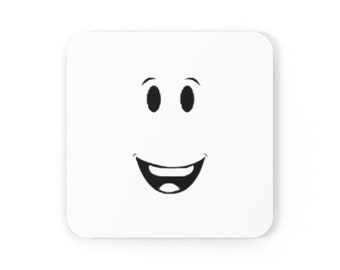 Smiley Roblox Cork Back Coaster