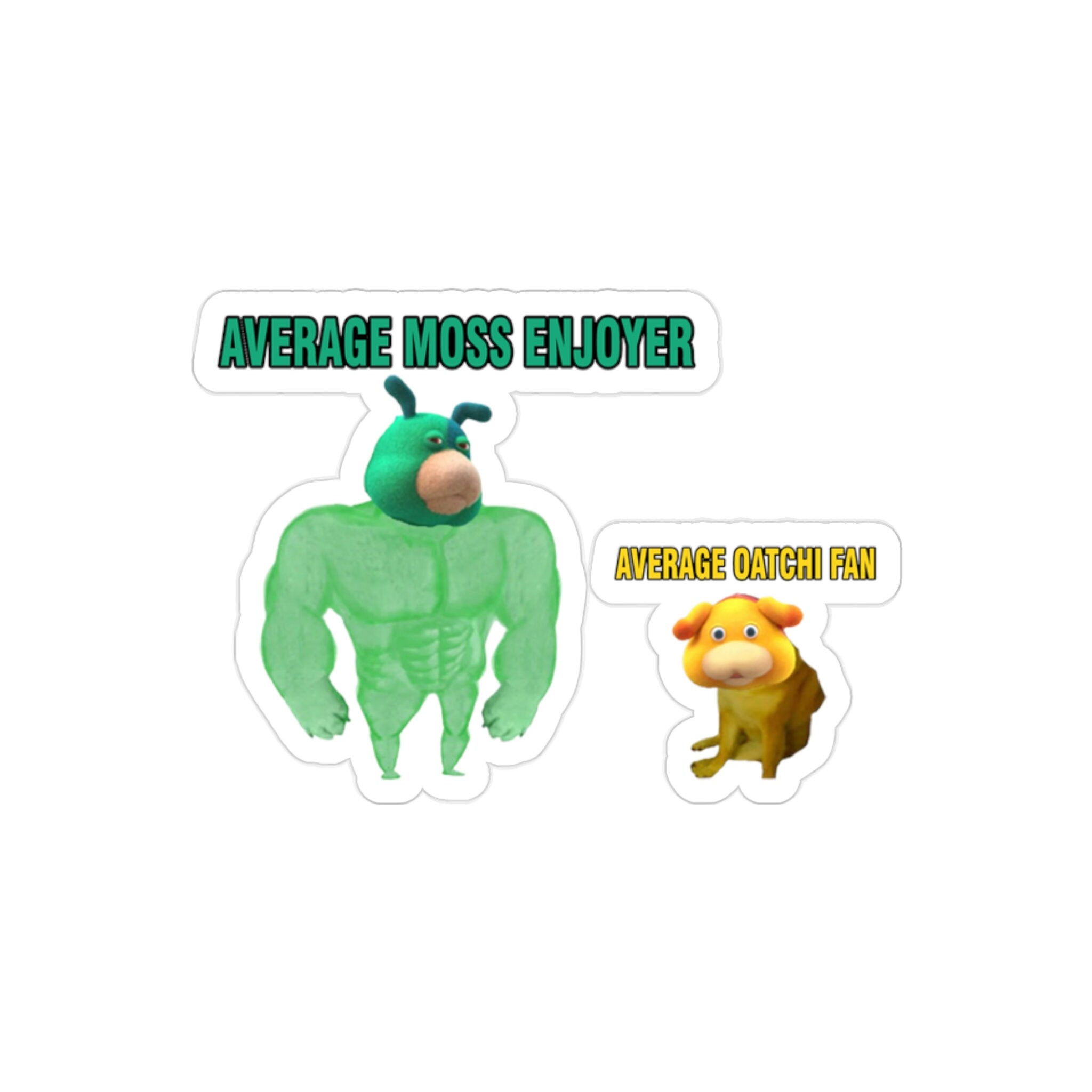 Pikmin Moss Vs. Oatchi Car Sticker - Etsy
