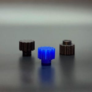 Perilla giratoria con engranaje impresa en 3D (incluye 3 perillas) - Accesorio para teclado mecánico