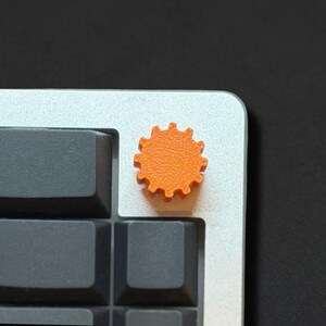 Botão giratório de engrenagem impresso em 3D (inclui 3 botões) - acessório para teclado mecânico