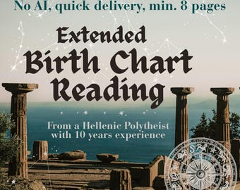 In-Depth Birth Chart Reading | Personalized Astrology Advice (PDF)