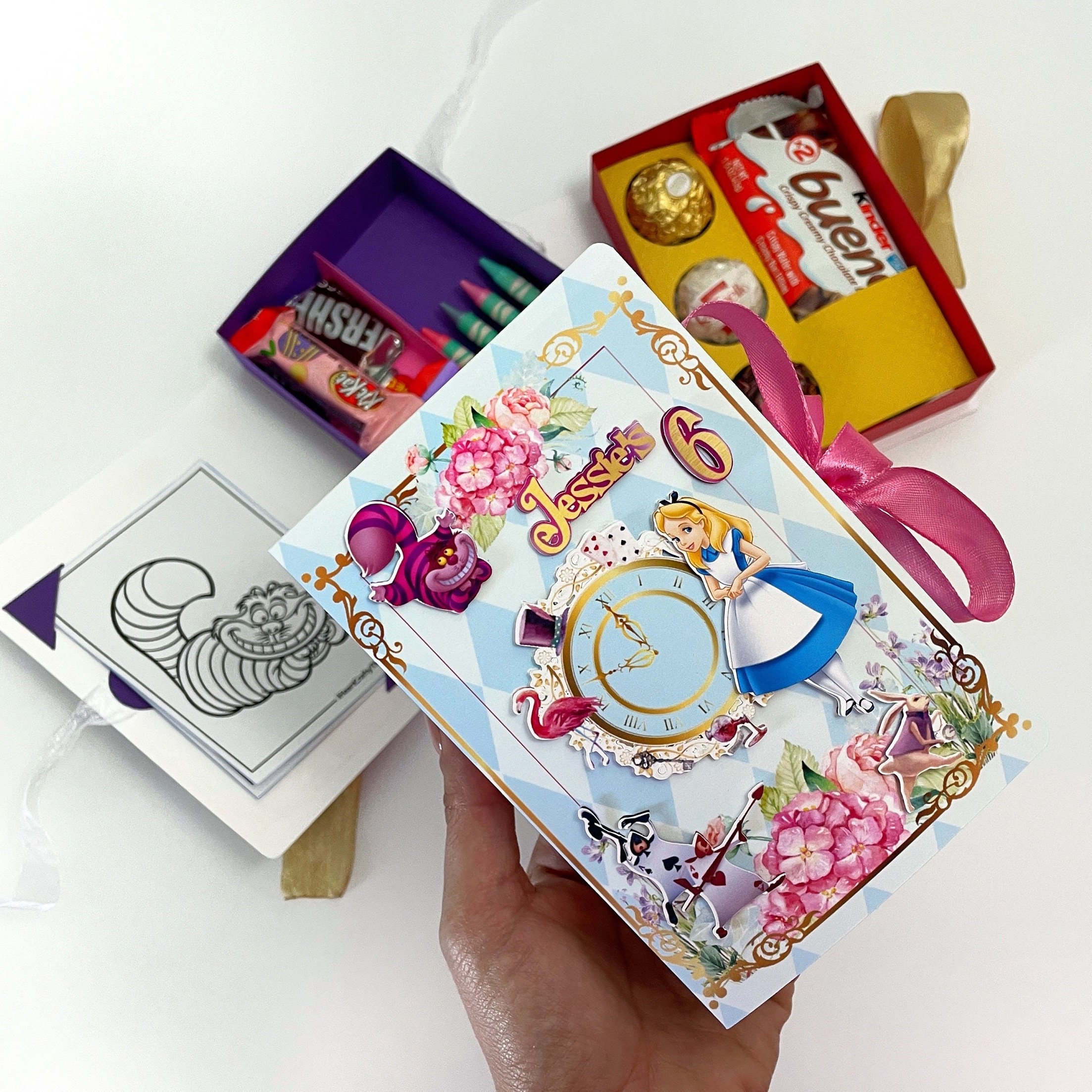 Coloring Box Any Theme, Personalized Party Favors, Unicorn Custom Favor ...