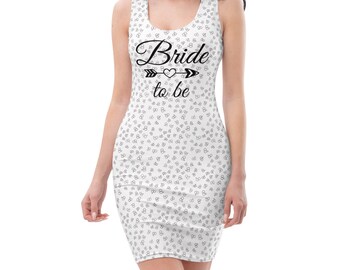Bride 5 PERSONALIZED Bodycon dress